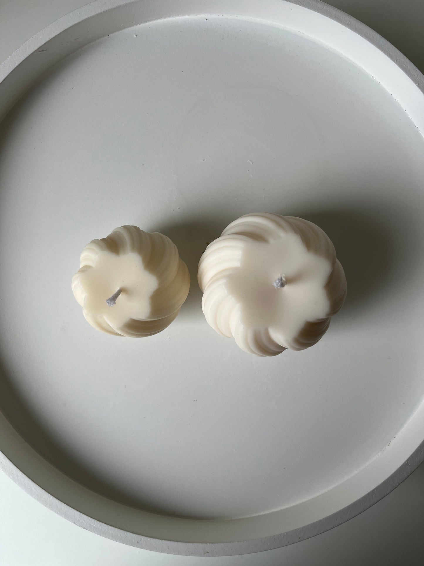 Luxe 2-delige curve kaarsenset – Wildflame