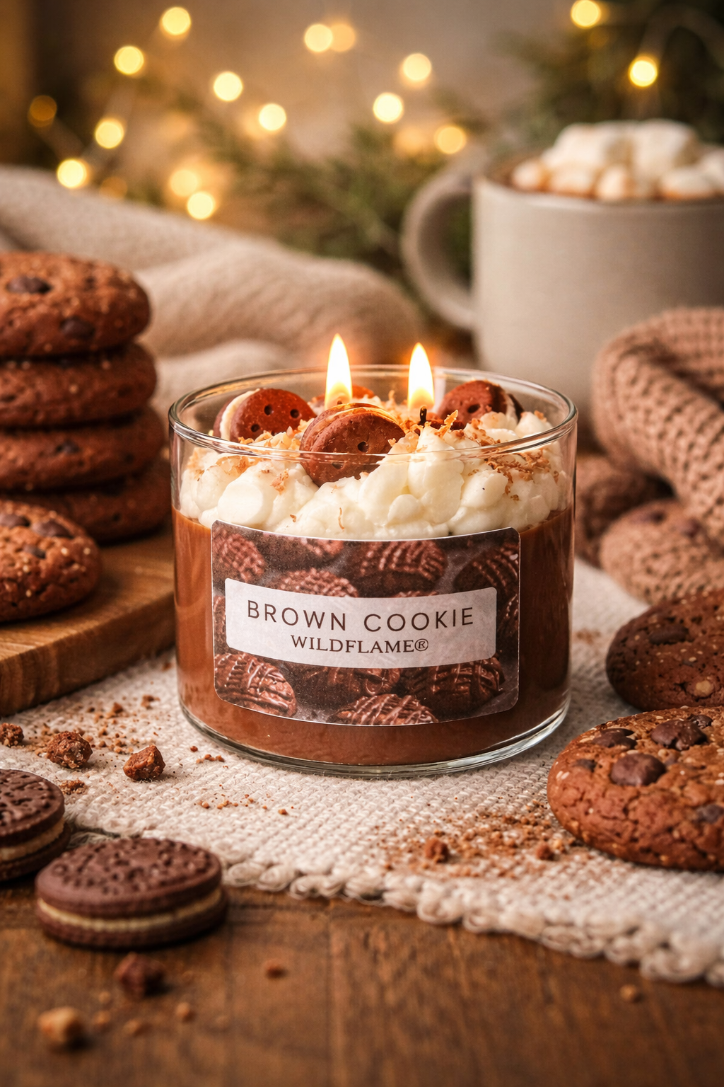 Bruin Koekje | Kerst geurkaars🍪