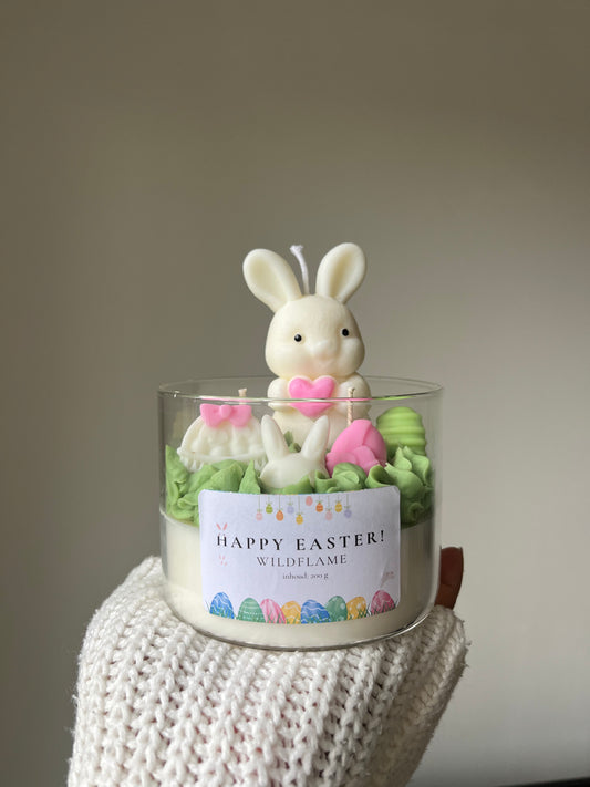 Bunny hop candle