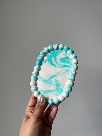 Sieraden bubbelbord turquoise🩵