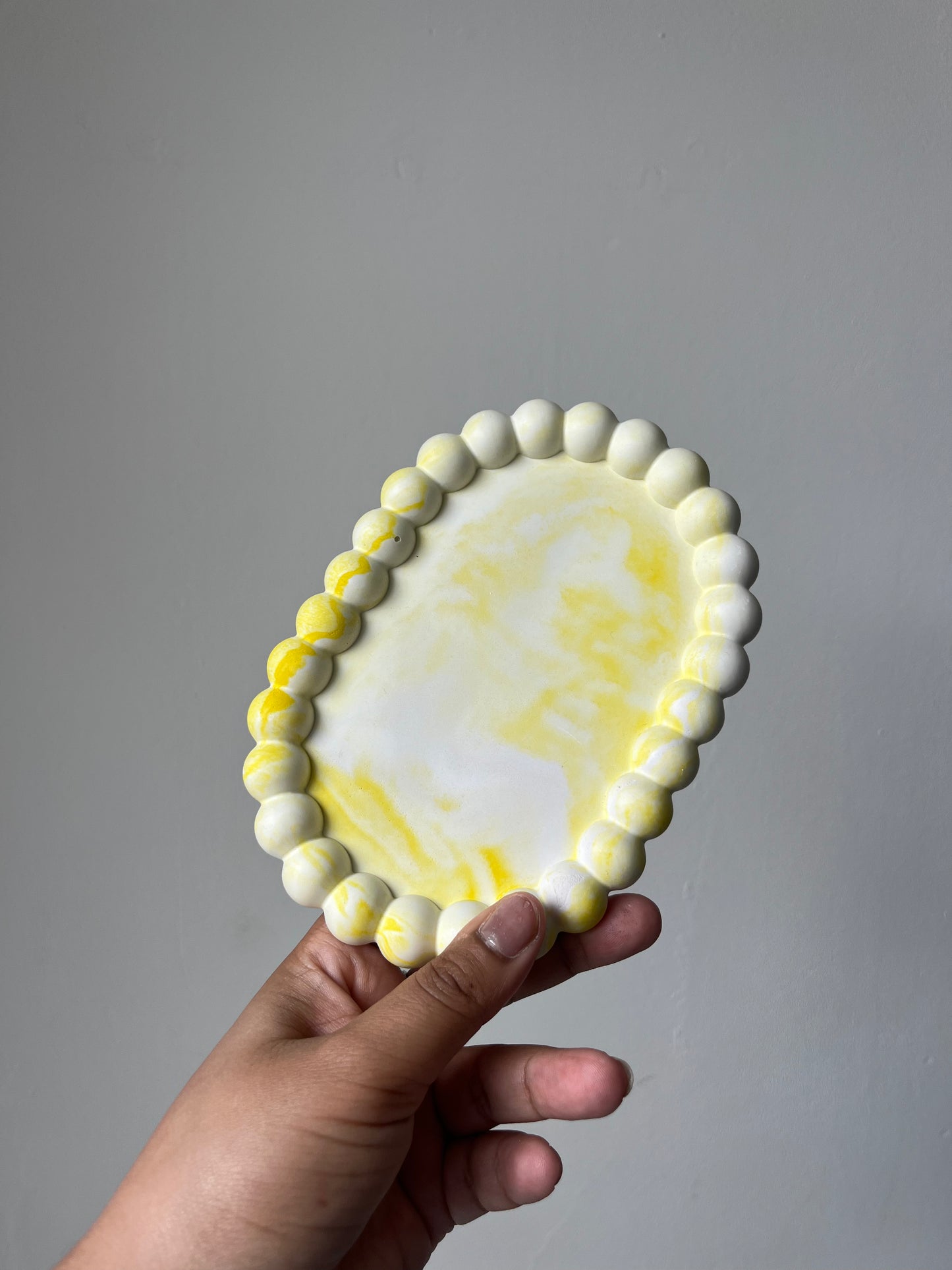 Sieraden bubbelbord geel 💛 