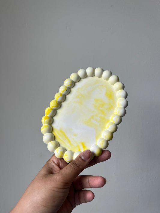 Sieraden bubbelbord geel 💛 